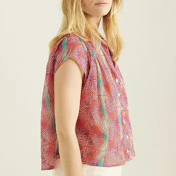 Tinsels chemise blouse Astrud imprim� Dye rose