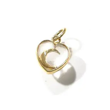 Vadi jewels charm Coeur Cristal luna