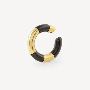 Y Paris earcuff Blake black gold