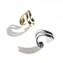 Y Paris earcuff wavy Double
